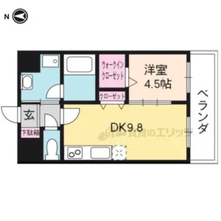 アンプルールフェール樹【3階】の間取り