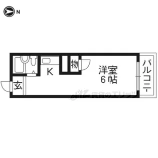 ワークスマンション【3-C号室】の間取り