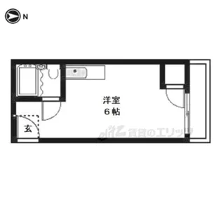 ワークスマンション【2-D号室】の間取り