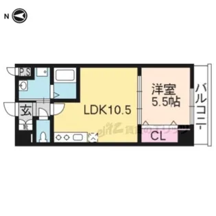 ダイヤ・パール【302号室】の間取り