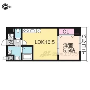 ダイヤ・パール【310号室】の間取り