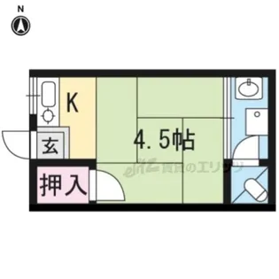 みどり荘【2階】の間取り