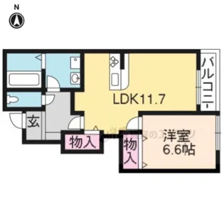 ファインビューヒルズ【1階】の間取り