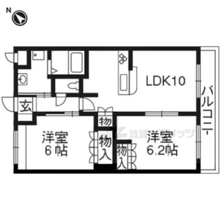 ノーベルYUI2【1階】の間取り
