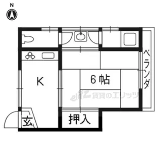 富畑荘【101号室】の間取り