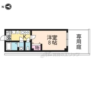 グランフィールド大宮【105号室】の間取り