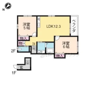 コンフォール【103号室】の間取り