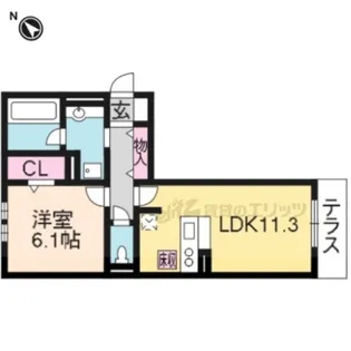LE CIEL Ⅰ【2階】の間取り