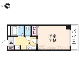 サントマンション大津【202号室】の間取り