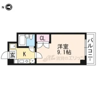 石山IVYハイツ【1107号室】の間取り