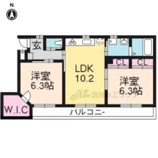ラルゴ【1階】の間取り