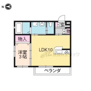 ヘーベルメゾン恵庭【202号室】の間取り