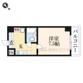ピュア・ドミトリーシミズ【1階】の間取り