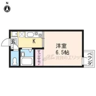 ハイツ丸上【407号室】の間取り