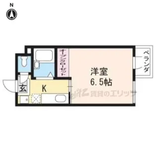 ハイツ丸上【206号室】の間取り