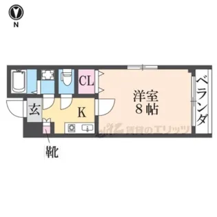 フリーデンハイムキタ(南棟)【503号室】の間取り