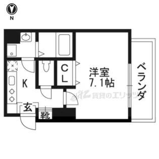 ウィル室町【201号室】の間取り