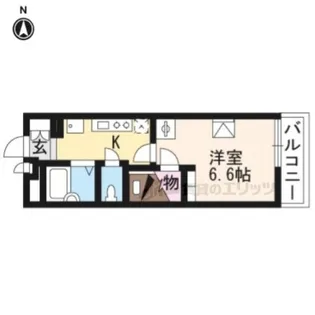 レオパレスOKANISHI【2階】の間取り