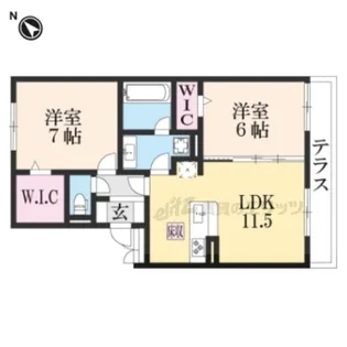 K’Sグレイス【3階】の間取り