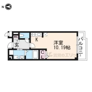 アベニュー【3階】の間取り