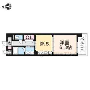 シカタ シャンブレット?【3階】の間取り