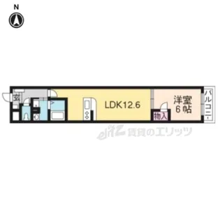 Aーmon壬生高樋【3階】の間取り