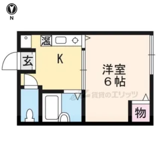 シャレー御薗橋【301号室】の間取り