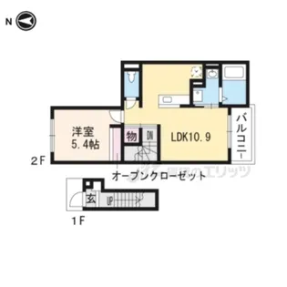 フォレストコート?【205号室】の間取り