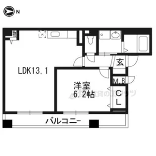 アネックス久我の杜 五番館【3階】の間取り