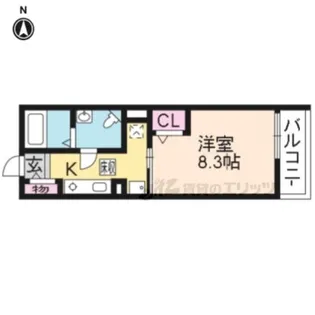 グランアルカンシェル【3階】の間取り