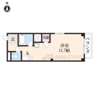 AS-1七條【302号室】の間取り