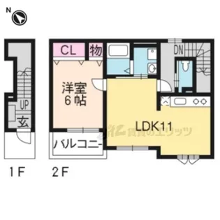 ラフィーネ坂本【2階】の間取り