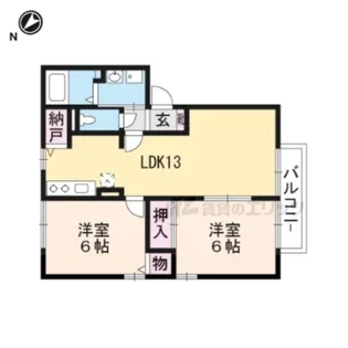 メルベーユF【2階】の間取り