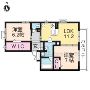 ルミエール【3階】の間取り