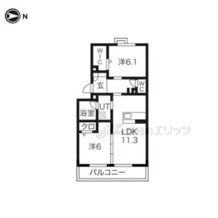 ルミエール【2階】の間取り