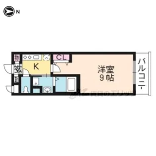 ベラジオ堀川今出川【306号室】の間取り