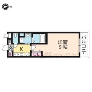 ベラジオ堀川今出川【506号室】の間取り