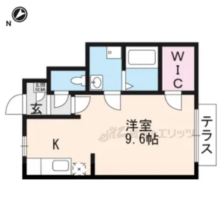 プリムローズ壱番館【1階】の間取り
