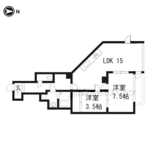 グランドメイソンセブン【2階】の間取り