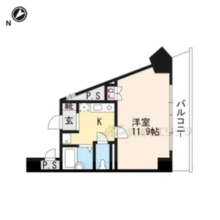 クレスト草津【1214号室】の間取り