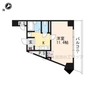 クレスト草津【835号室】の間取り