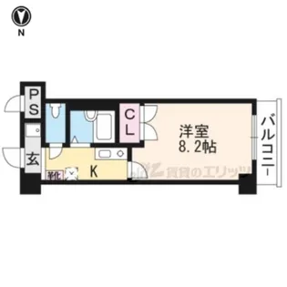 クレスト草津【1119号室】の間取り