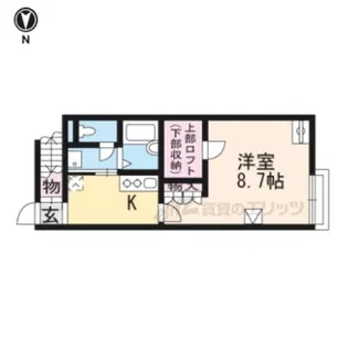 レオネクストカストル雄【102号室】の間取り