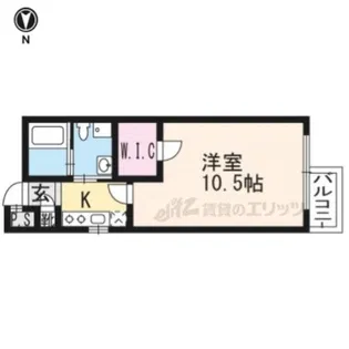 グランコスモ出町【3階】の間取り