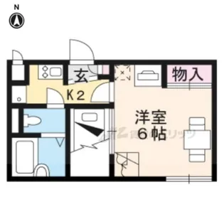 レオパレスRYOUMA【203号室】の間取り