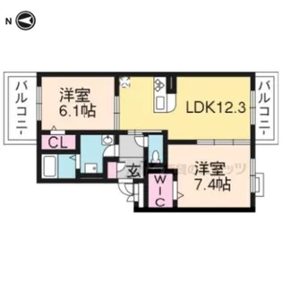 コンフォールZEN S棟【2階】の間取り