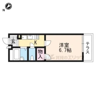 レオパレスシルフィード【306号室】の間取り