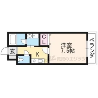 サクシード葛野五条【1階】の間取り