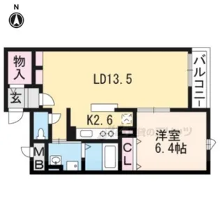 サラ・フィリーチェ【2階】の間取り