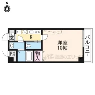 ボヌール小野【105号室】の間取り